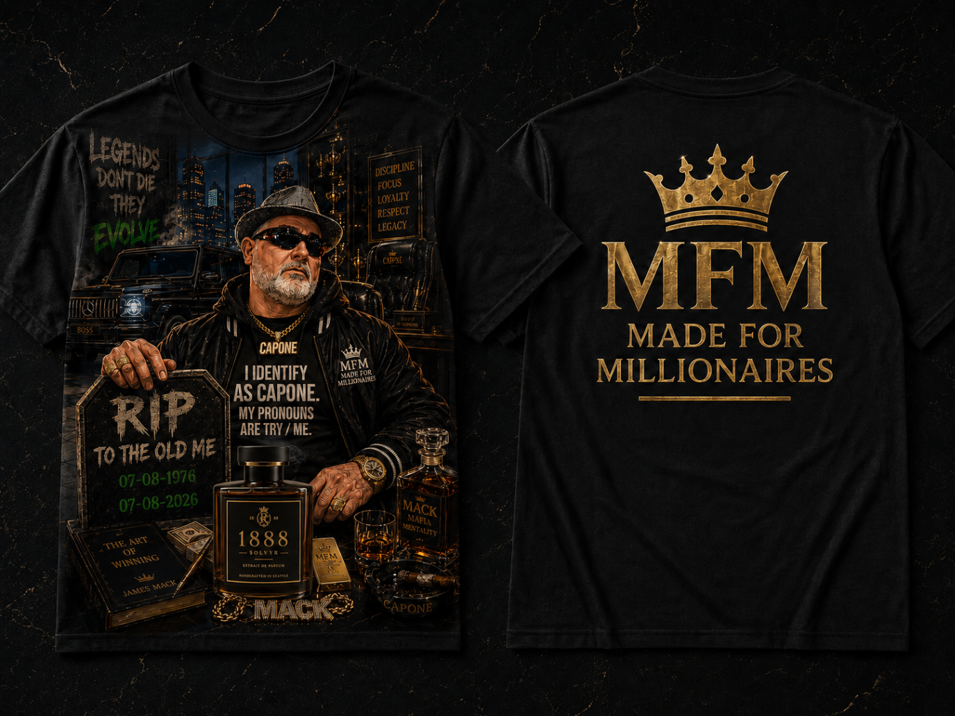 MFM campaign photography — Capone