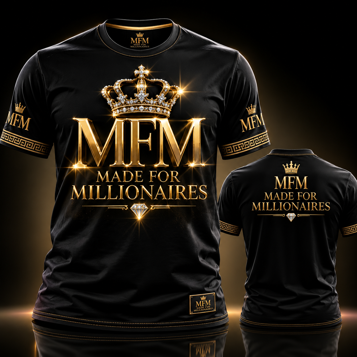 Diamond Crown Tee front view